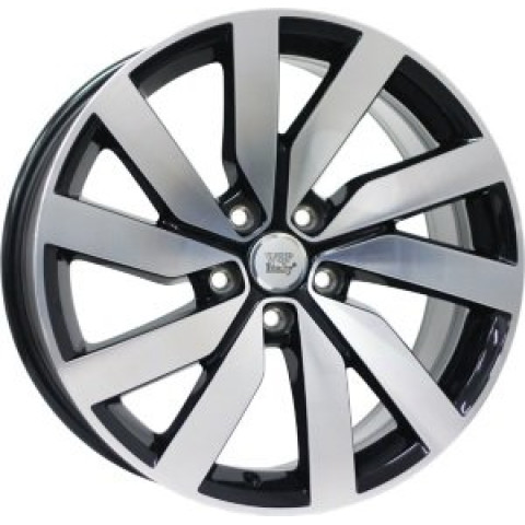 WSP Italy Volkswagen (W468) Cheope W8 R18 PCD5x112 ET44 DIA57.1 gloss black polished